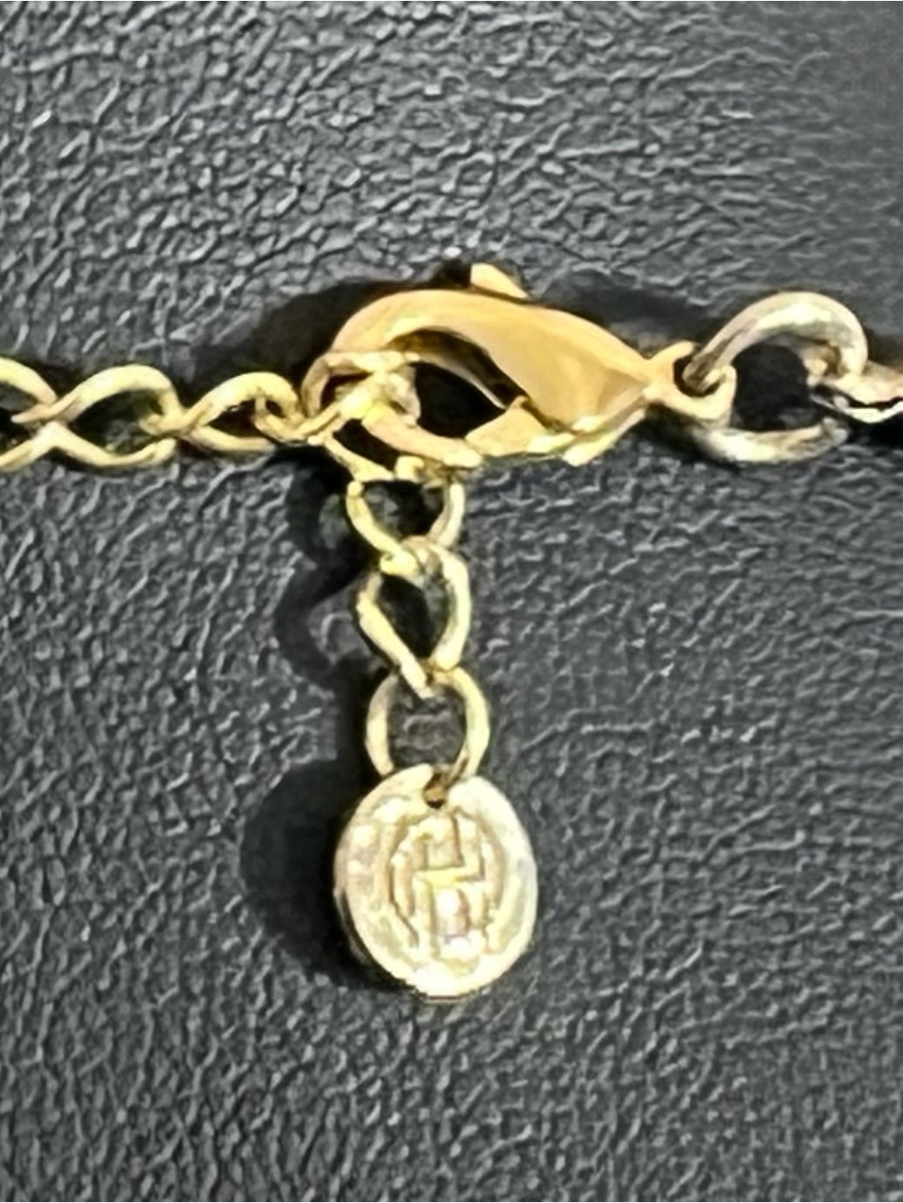 House of Harlow 1960 Gold Tone Geometric Art Deco Collar Necklace - Picture 5 of 6